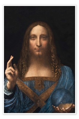 Poster Salvator Mundi - Leonardo da Vinci