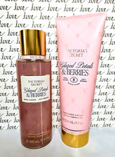 New Scent Victoria's Secret Body Mist  Body Lotion Glazed Petals  Berries