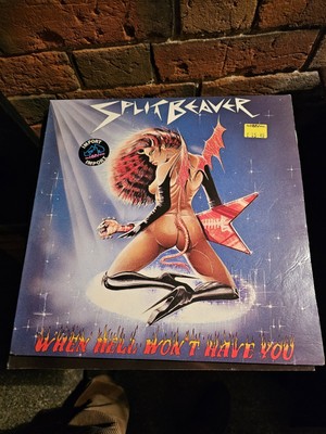 Splitbeaver - When Hell Wont Have You LP UK NM - textured sleeve silver labels