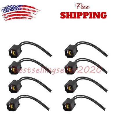 For Ford Modular Ignition Coil Connectors 8pc 4.6 5.4 6.8 Cobra Mustang Pigtails
