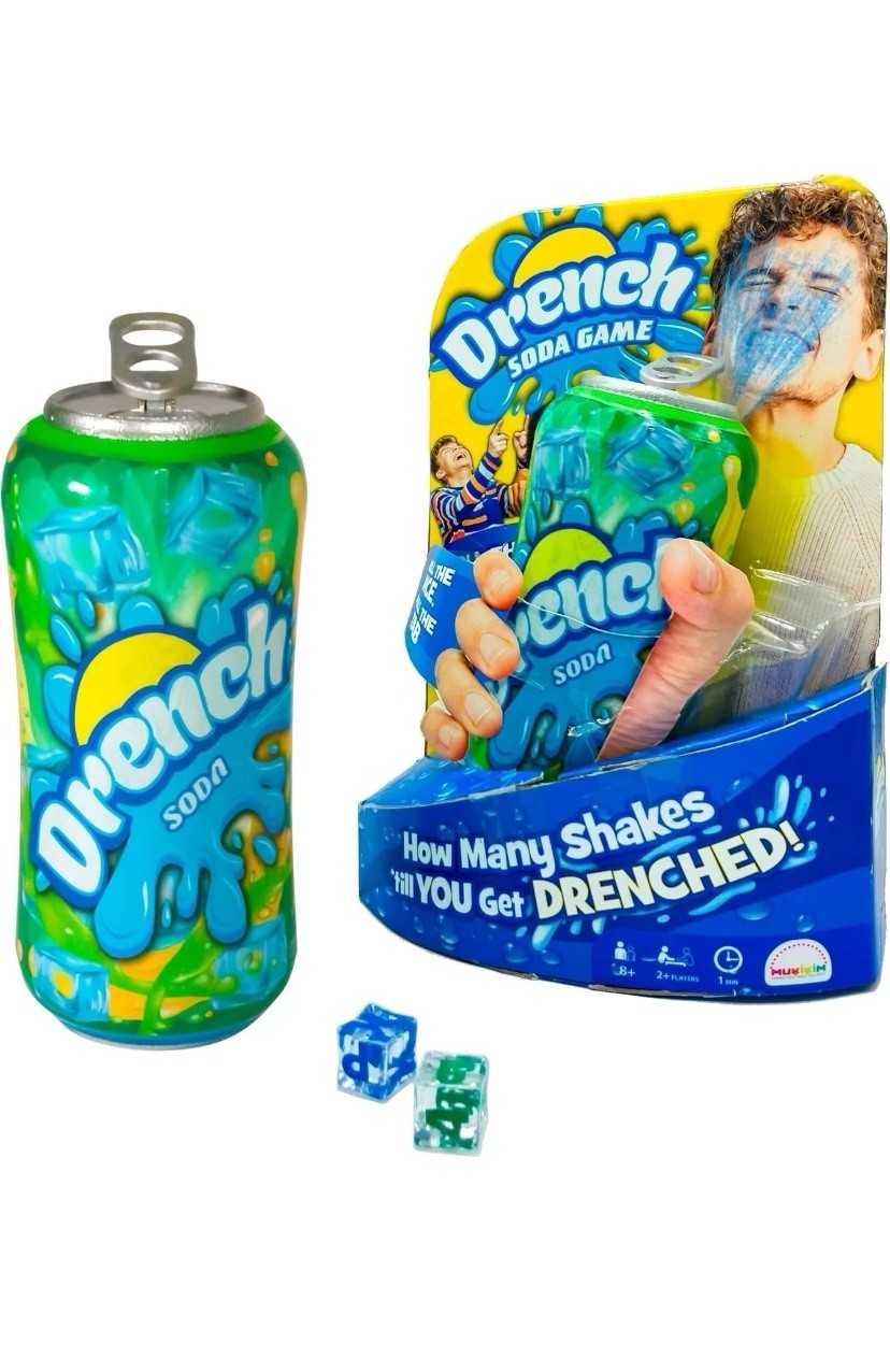 Drench Soda Game - Family & Party Interactive Dice Game Of Chance - Brand New