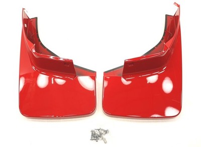 NEW OEM GM Front Molded Splash Guard Set Red 22902393 Chevy Silverado 2014-2018