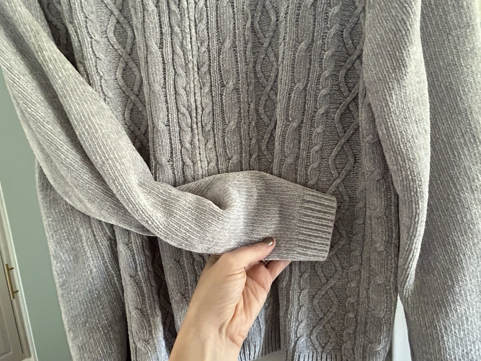 Suéter Alfred Dinner Comes Gris Cremallera Talla XL Foto 4 de 4