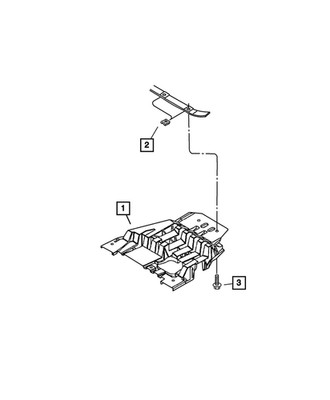 Genuine Mopar Front Skid Plate 5104700AA