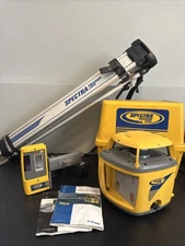 Spectra Laser Level LL600 Transmitter Trimble Stand Tripod HR500 Receiver