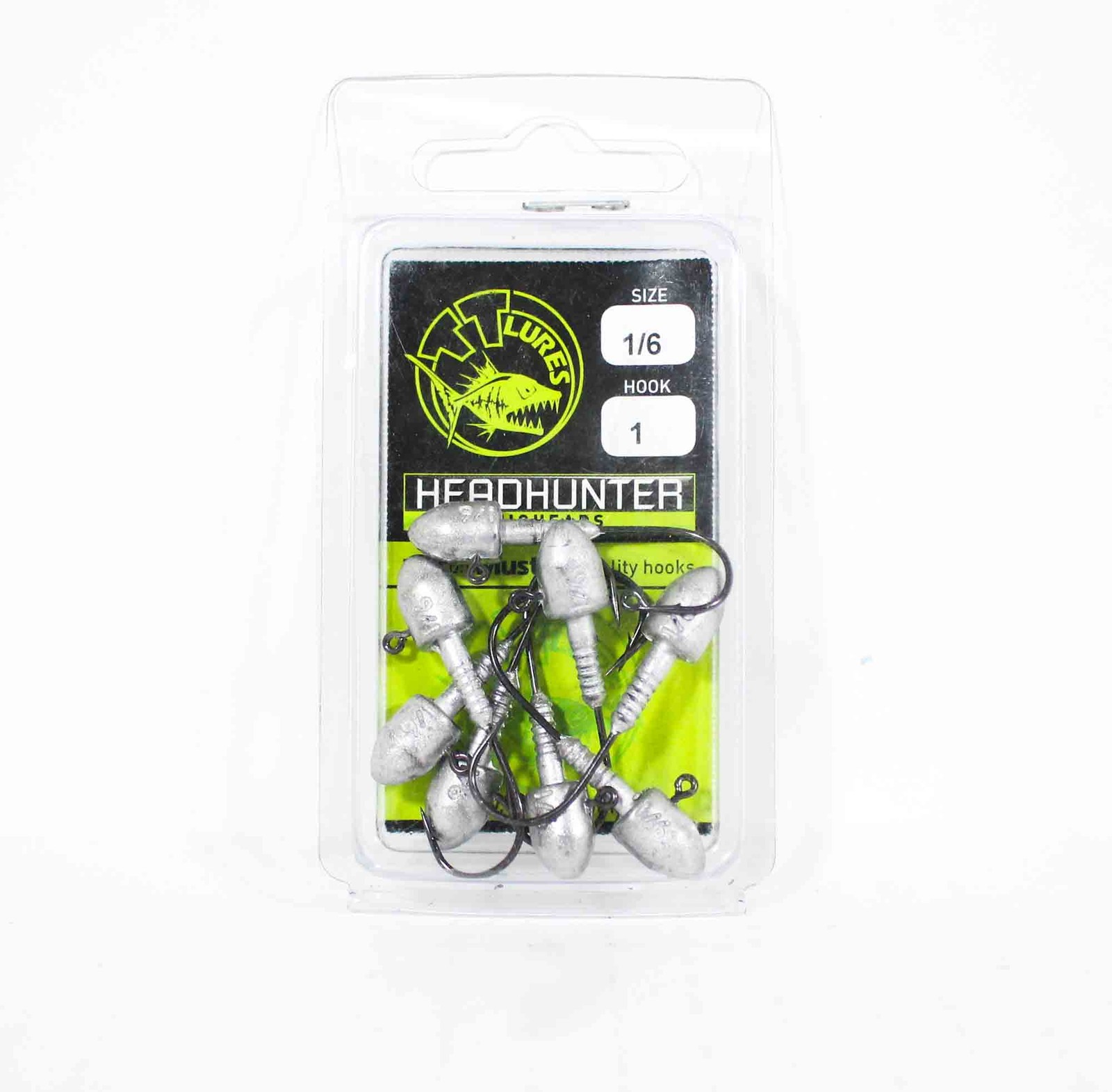 Tackle Tactics TT Head Hunter Jig Head 1/6 oz 1 8/pack (1135)