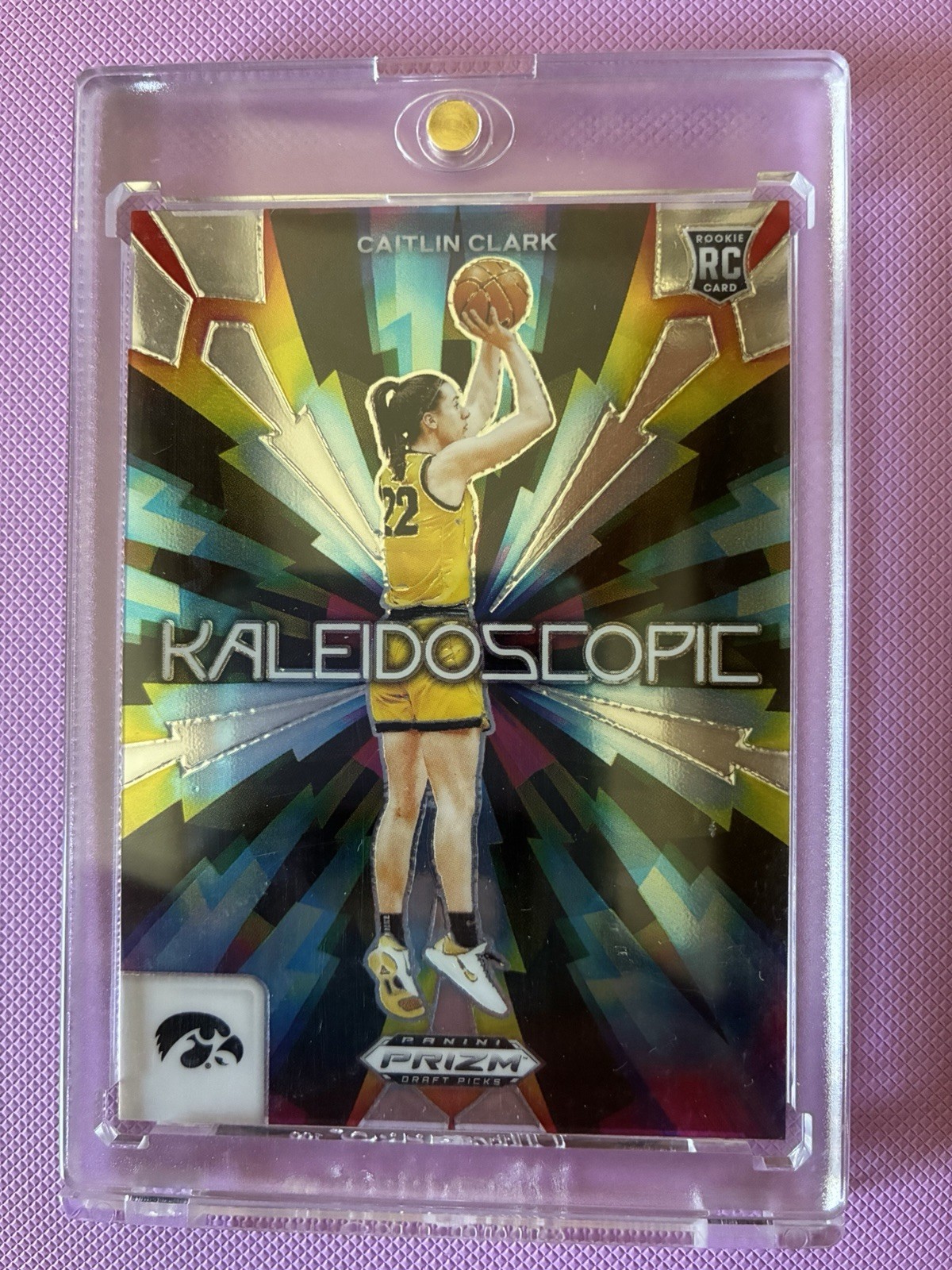 2024-25 Panini Prizm Draft Picks - Kaleidoscopic Caitlin Clark #17 (RC)