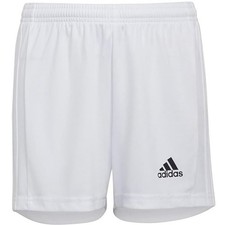 Adidas Girls' Squadra 21 Shorts White Large NWT