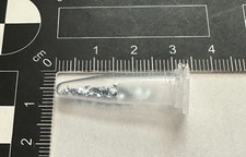 SELTENE ERDEN  kristallines OSMIUM Os76 0,4 Gramm 0,43g 0,001ppm Seltenheit RAR+