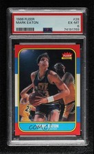 1986-87 Fleer Mark Eaton #28 PSA 6 3hd