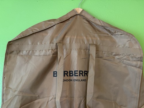 Burberry Nylon Full Zip Clothing Garment Bag in Khaki 50" x 23"