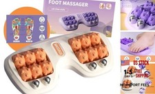 Portable Double Foot Massage Roller, Three Massage Techniques for Orange