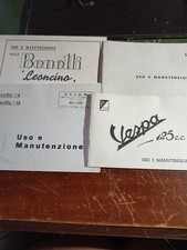 Manuali di Istruzioni VESPA 125cc, LAMBRETTA M, LAMBRETTA D e LD
