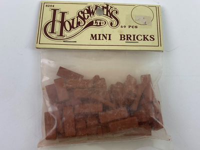 #ad #ad Miniature Dollhouse Mini Bricks Houseworks Red Clay 8204 1:12 Flooring 50 Pieces $4.99