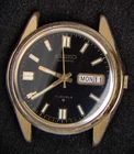 Seiko Black Dial Men's Automatic Cal. 6309 Vintage Watch -- Spares/Repairs