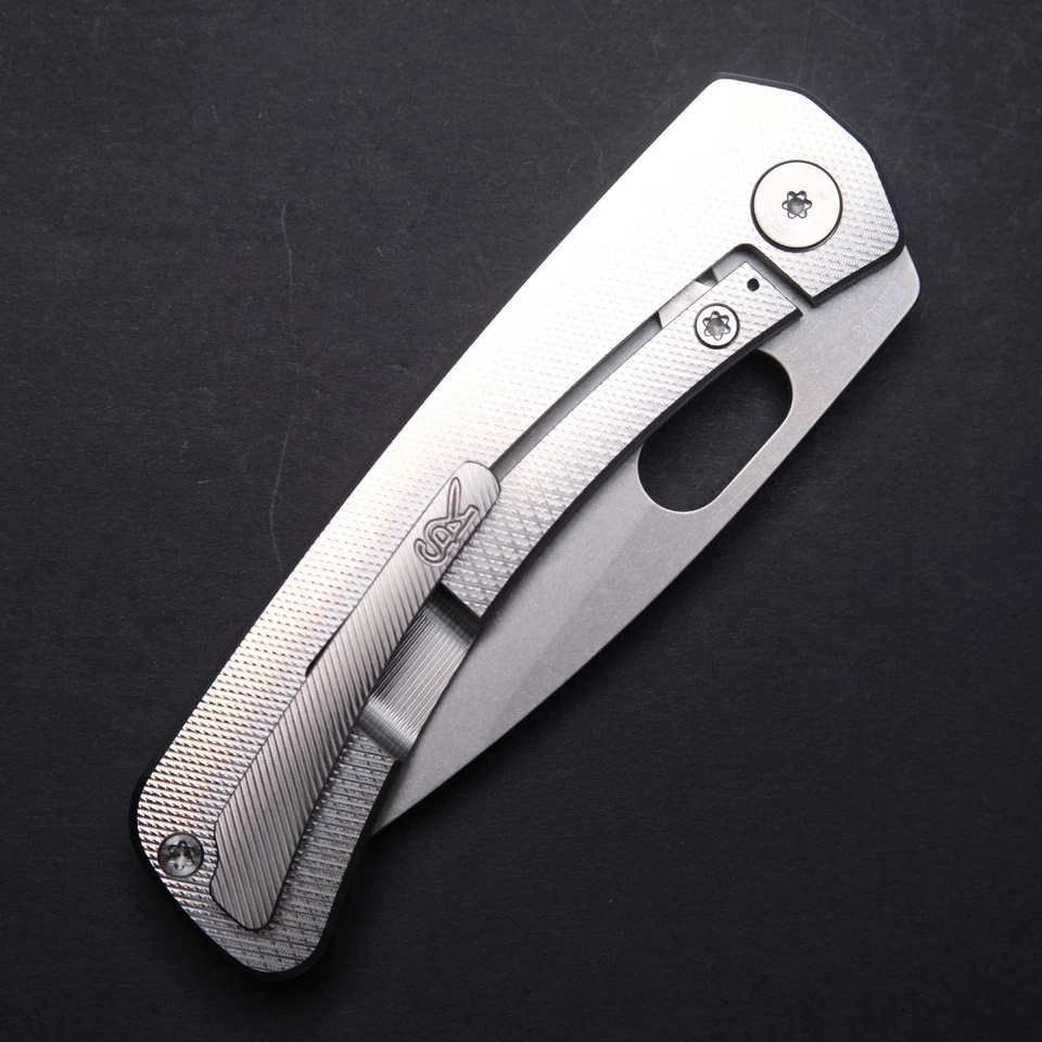 SPK Unlimited Lamia Gen 4 - XPJX Knurled Titanium Handles / Elmax Blade - Image 4 of 4