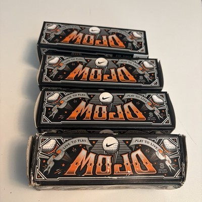 Nike Mojo Golf Balls 3-Pack Powerful Core & Soft Feel LOT OF 4 Boxes