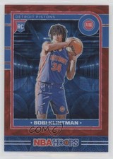 2024 Panini NBA Hoops Rookies Premium Red Scope Prizm 13/49 Bobi Klintman 04fu
