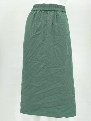 Eileen Fisher Skirt Lightweight Pull On Knee Length Green Sz M NEW NWT N160