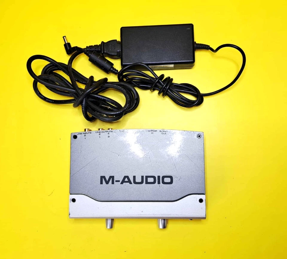 ⚡M-AUDIO FIREWIRE AUDIOPHILE EXTERNAL SOUND CARD USB SOLO RECORDING INTERFACE ⚡ - Image 2 of 4