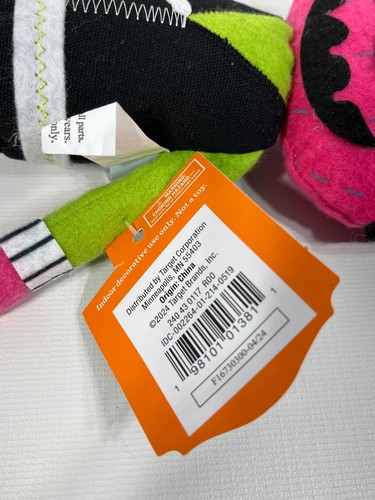 Hyde And Eek! 11" Felt Pumpkin DJ Jack Halloween Decor Plush Figurine - Picture 6 of 8