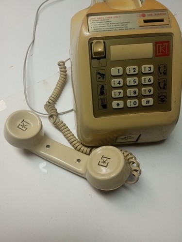 Vintage 25 Cent Pay Telephone - Picture 3 of 5