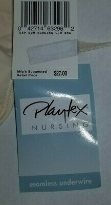 🟢$27 Playtex Expectant Moments Women's 42C Underwire Nursing Bra 42 C NEW