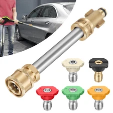 Replace for 1/4'' Pressure Washer Gun Adapter with 5 Nozzle Ryobi Portland Husky