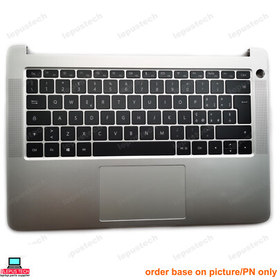 HUAWEI Honor 14 VLT-W50 KPR-W19 silver backlit Italian IT keyboard palmrest