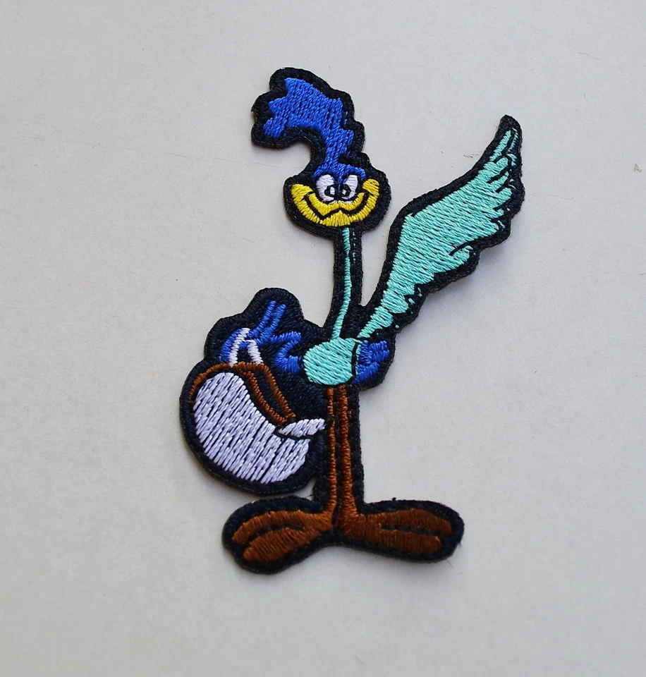 MARKENLOS Roadrunner Patch Aufnäher Badge Aufbügler Iron On V8 Muscle Car Vintage