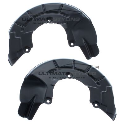 Brake Disc Dust Shields Covers Plates Skoda Fabia Hatchback 2010-2015 Front Pair