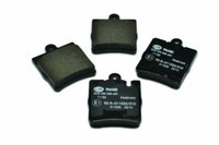 Hella 8DB 355 008-451 Bremsbelagsatz, Scheibenbremse FüR MERCEDES-BENZ