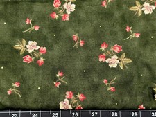 Tina Scrap 9"x21" Rose Garden Flower Floral Boquet Leaves Garden FABRIC COTTON