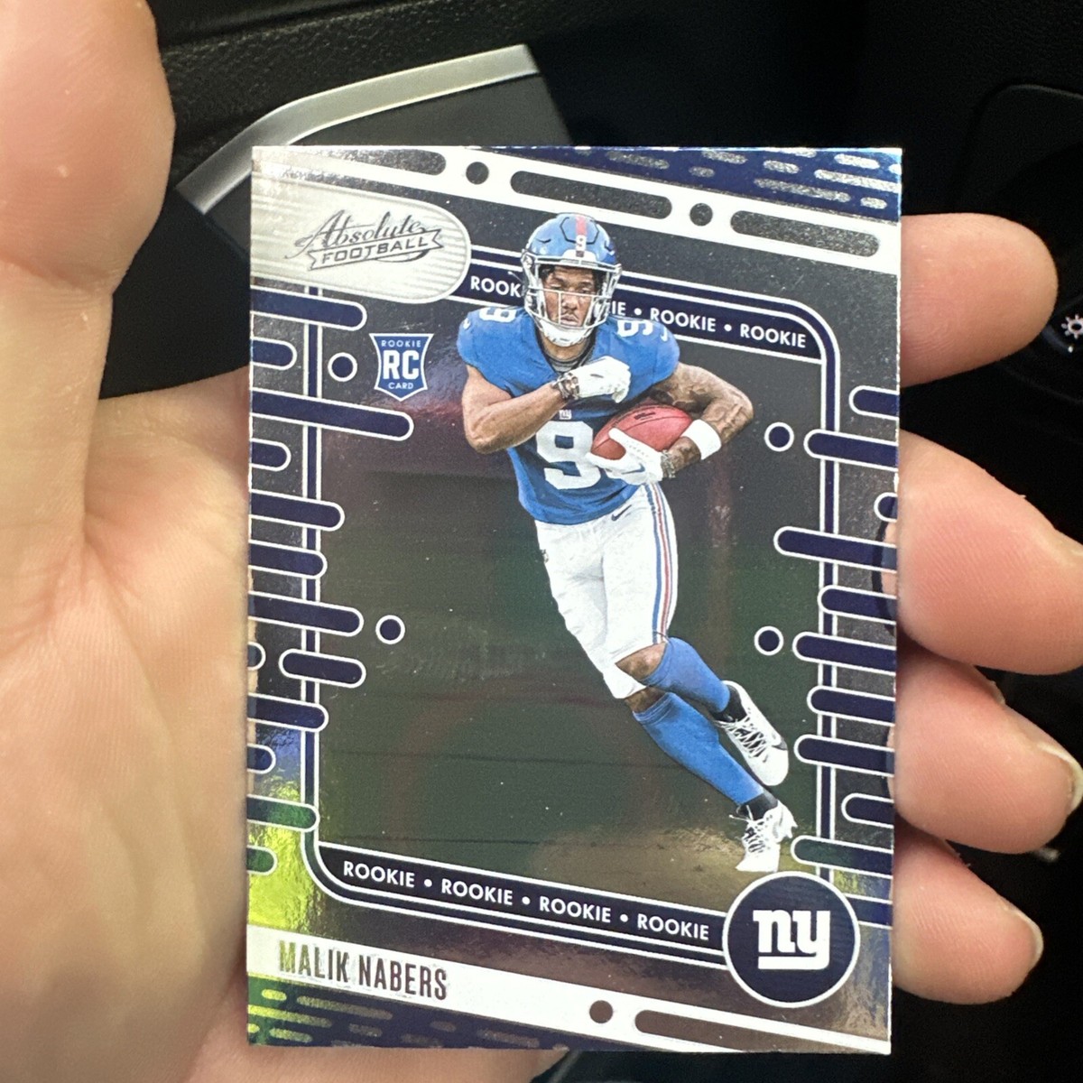 MALIK NABERS 2024 Panini Absolute Rookie Card #106 New York Giants