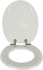 Soft Close Toilet Seat Heavy Duty Bathroom WC Seats Adjustable hinge Non-slip