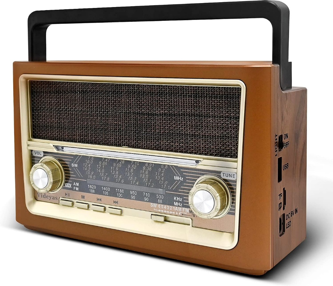 Retro Radio Portable Vintage Shortwave Radio With Bluetooth Speaker eBay