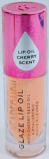 Revolution Glaze Lip Oil In Getaway Terracotta Cherry Scent 4.6ml Full Size 