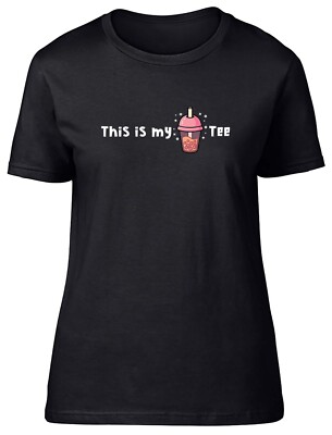 Bubble Tea Damen T-Shirt This is my Bubble Tee Boba Damen Geschenk Tee
