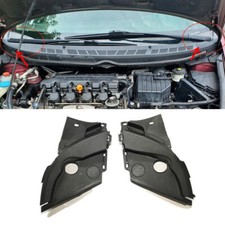 Front Windshield Wiper Arm Cowl Vent Trim Covers Panel For Honda Civic 2006-2011