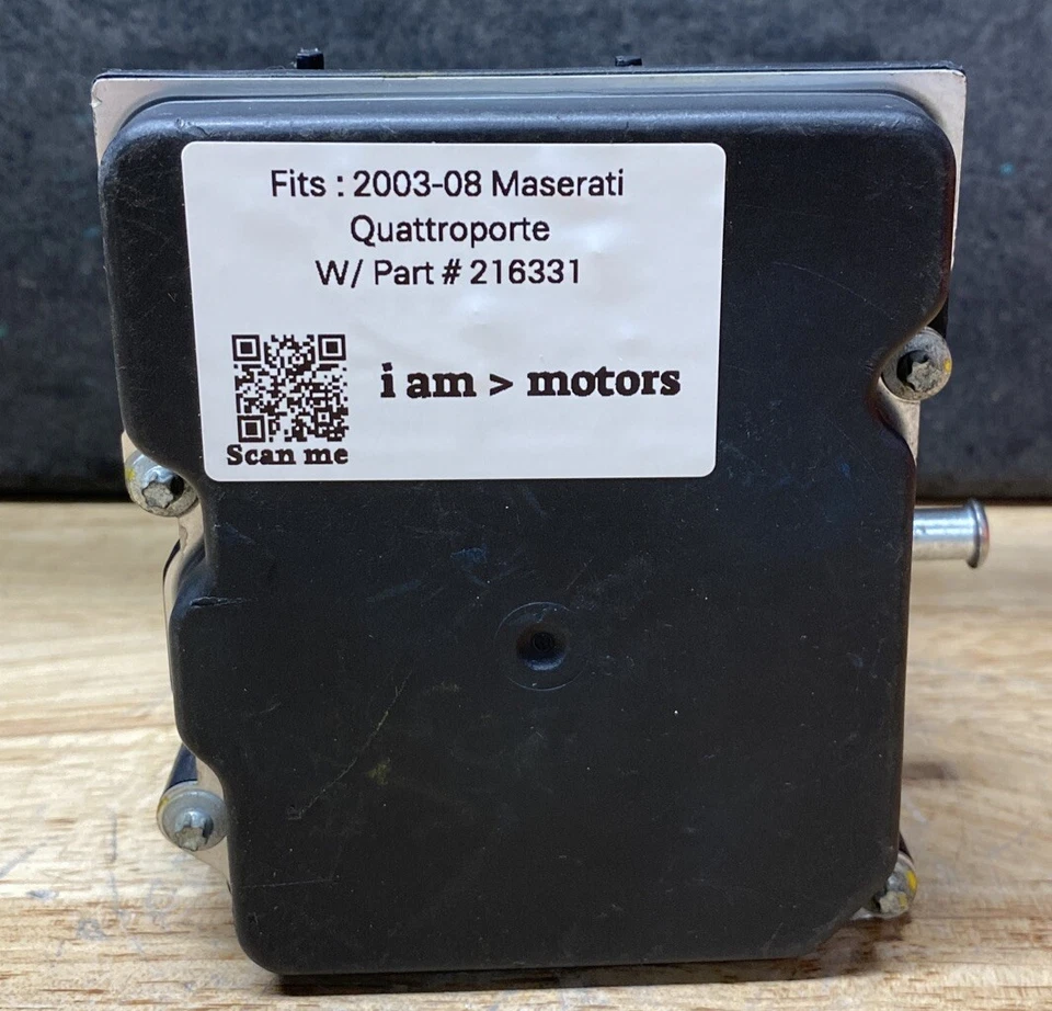 Refurbished ABS Brake Pump Module 2003 - 08 Maserati Quattroporte | 216331 - Image 3 of 4