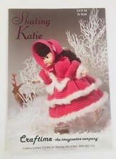 Craftime GCP 18 Skating Katie Hand Knitting Pattern Dolls Outfit DK