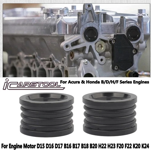 2x Cam Shaft Seal Cover Cap Plug For Acura Honda B16 B18 B/D/H/F Series Engine