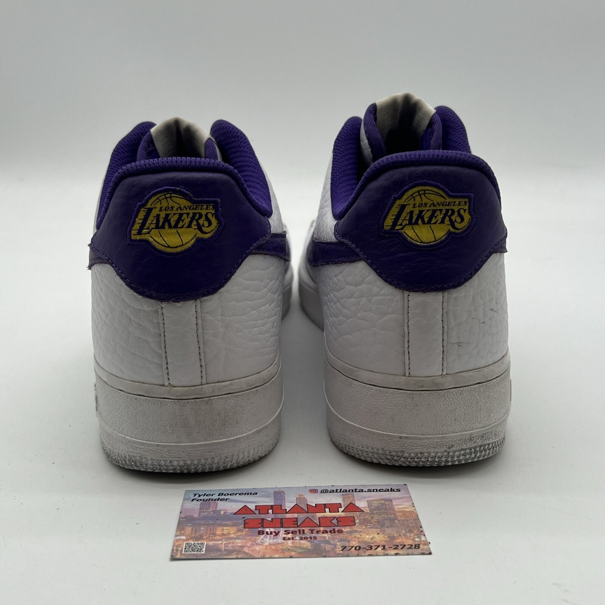 Size 13 Nike Air Force Low Premium iD x NBA Los Angeles Lakers
