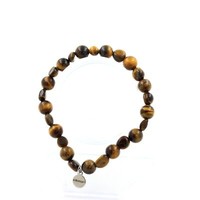 Armband Tigerauge Aus SüDafrika + Tigerauge Perlen 8 Mm. Hergestellt E