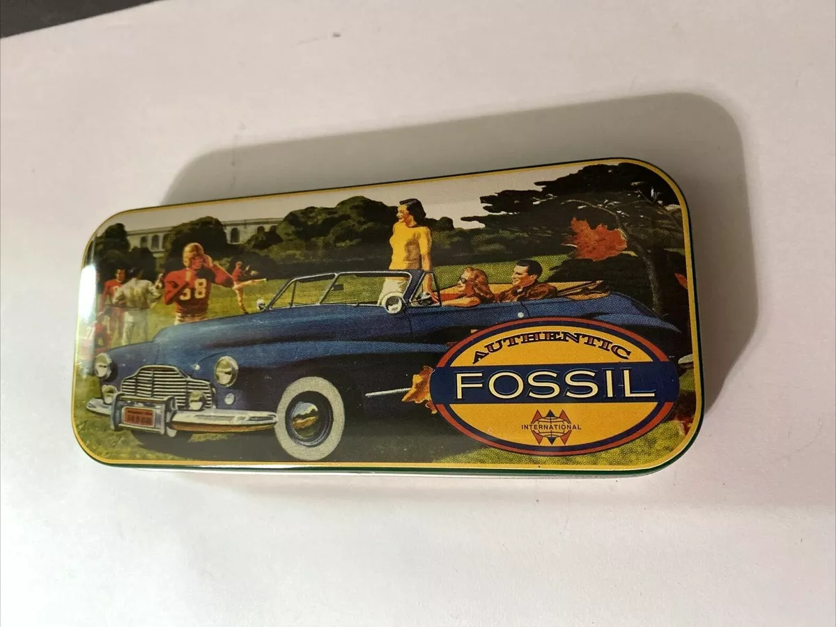 Fossil watch top tin collectible
