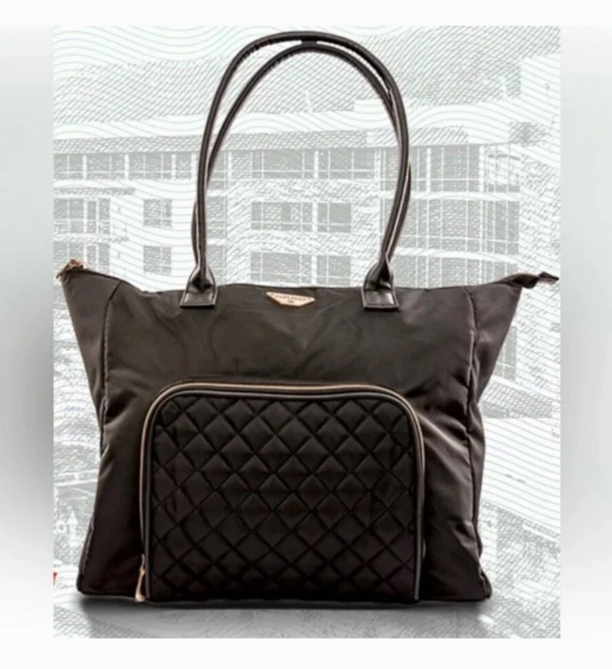 Nylon shop travel tote