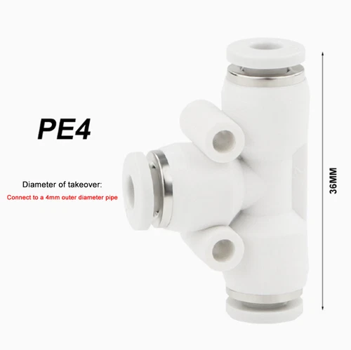 PU/PY/PE Series Tracheal Connector Outer Diameter 4/6/8-16MM For PU/Nylon Hose - Picture 18 of 45