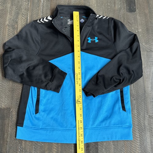 Under Armor Jacket Youth Large Black NFL Combine Authentic Performance Stretch - Picture 5 of 9