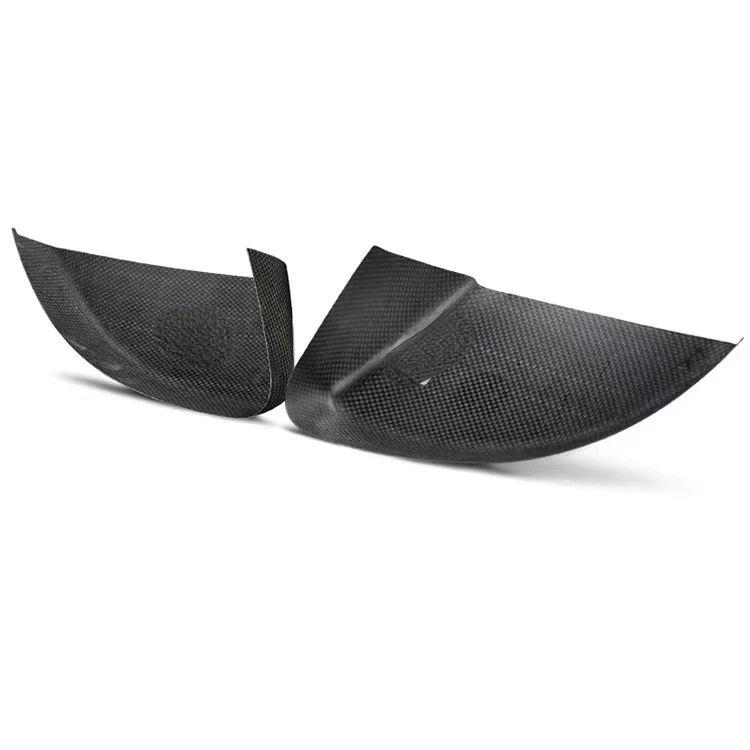 Capa de espelho lateral de fibra de carbono real compatível com Audi A3 S3 RS3 2014-19 - Imagem 3 de 4
