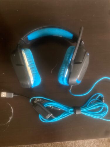 Logitech G430 Black/Blue Over the Ear Gaming Headset - Photo 1 sur 2
